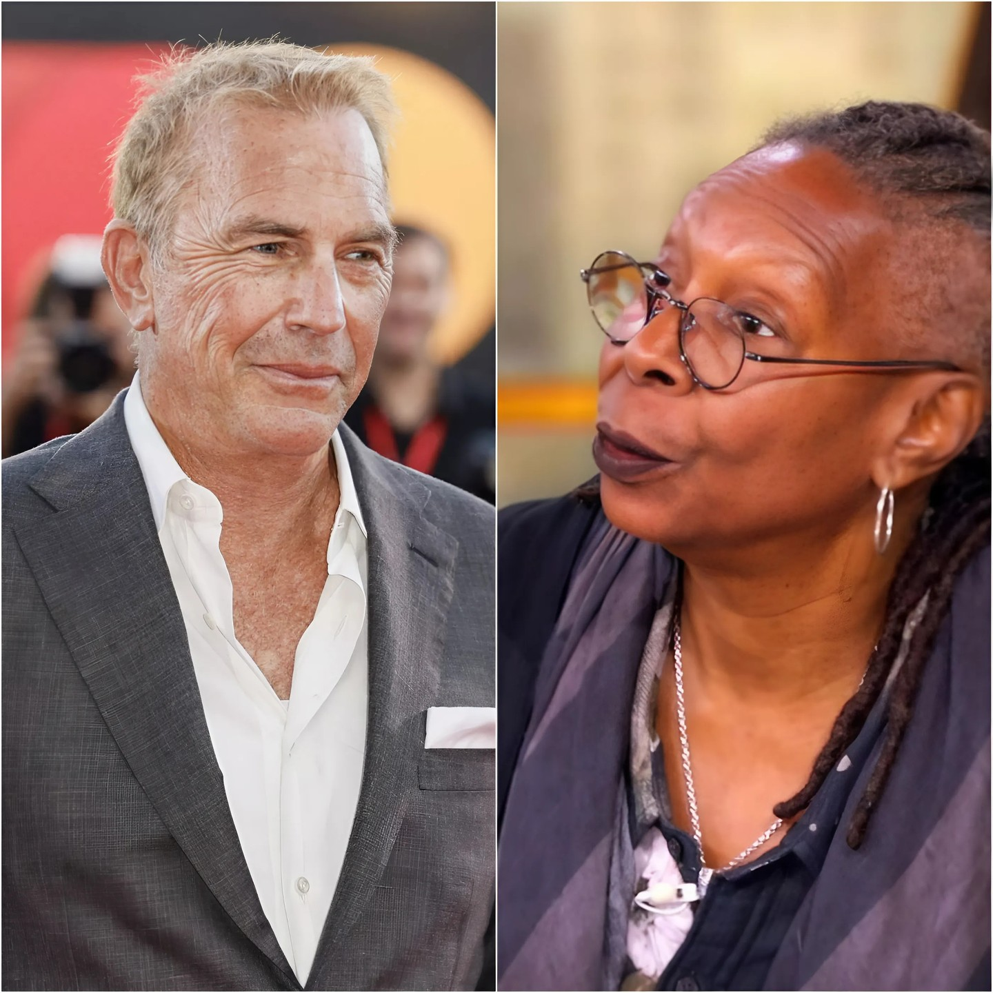 Kevin Costner Refuses To Share Stage With Whoopi Goldberg At Oscars